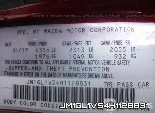 JM1GL1V54H1128831 фото 10