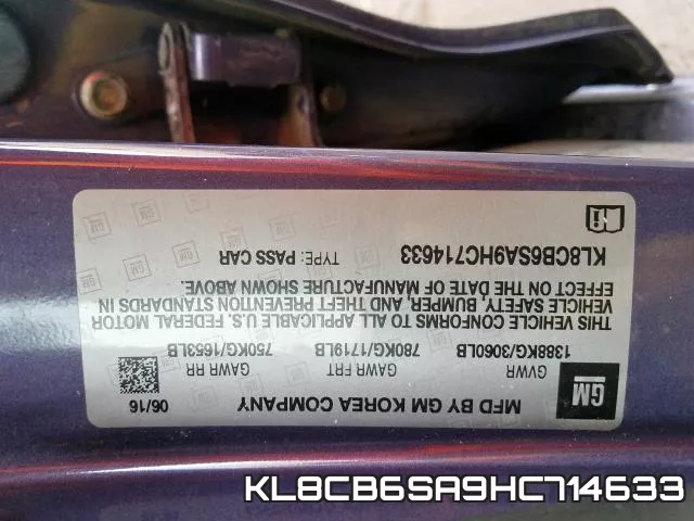 KL8CB6SA9HC714633 фото 2