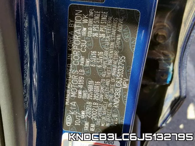 KNDCB3LC6J5132795 фото 2