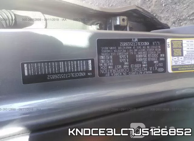 KNDCE3LC7J5126852 фото 10