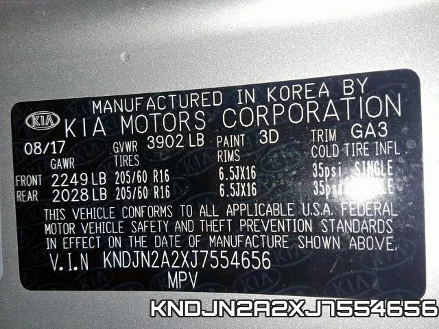 KNDJN2A2XJ7554656 фото 2