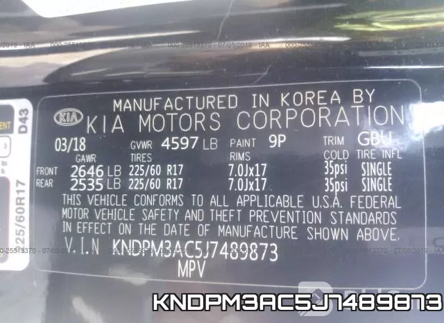 KNDPM3AC5J7489873 фото 10