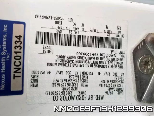 NM0GE9F79H1299306 фото 2