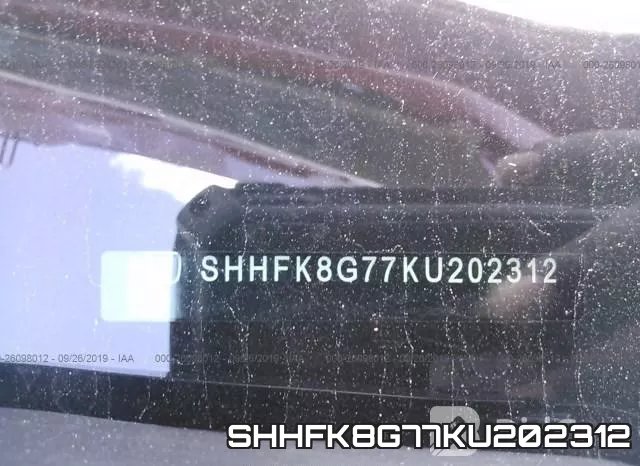 SHHFK8G77KU202312 фото 9