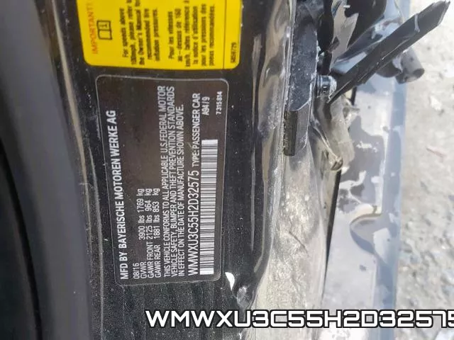 WMWXU3C55H2D32575 фото 2