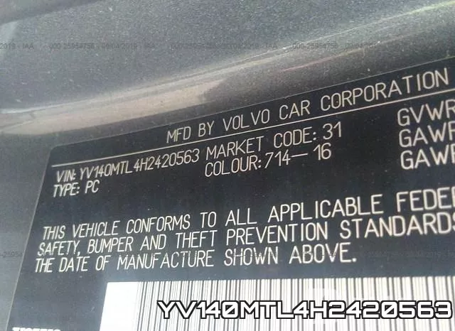 YV140MTL4H2420563 фото 10