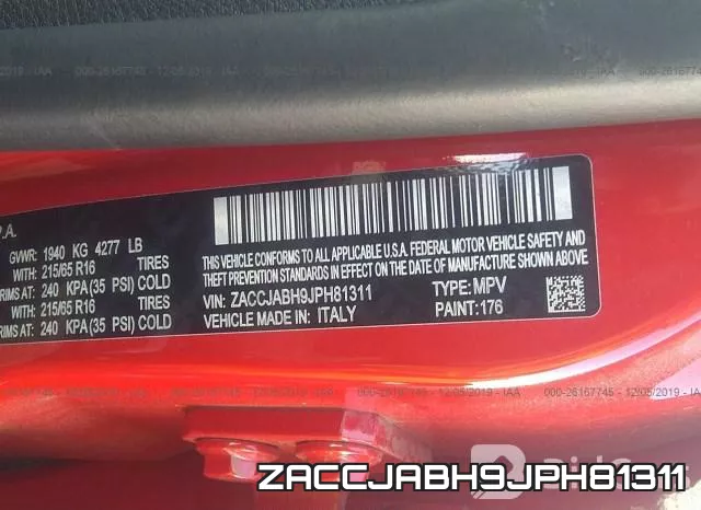 ZACCJABH9JPH81311 фото 10