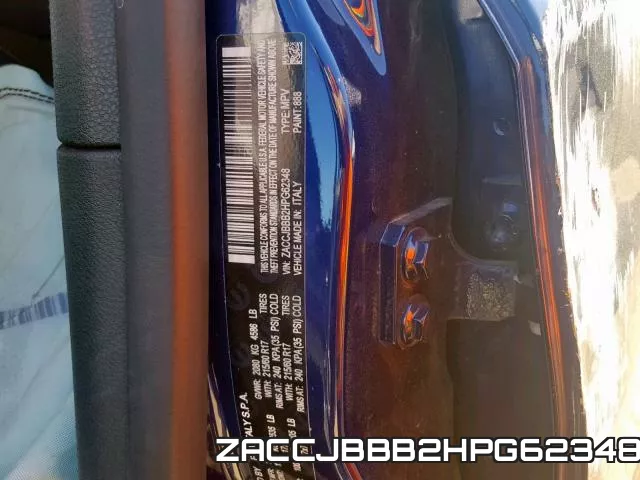ZACCJBBB2HPG62348 фото 2