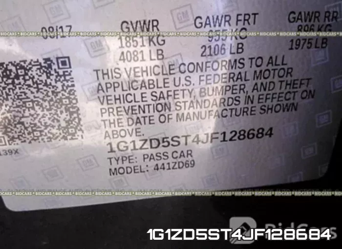 1G1ZD5ST4JF128684 фото 10