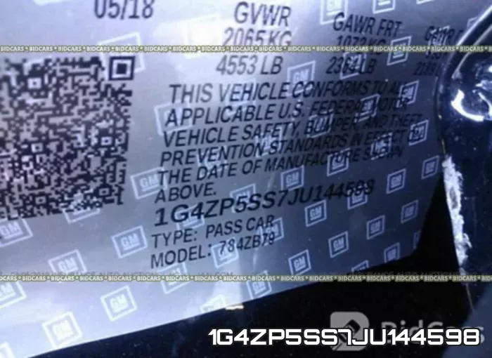 1G4ZP5SS7JU144598 фото 10