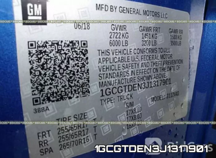 1GCGTDEN3J1317901 фото 10