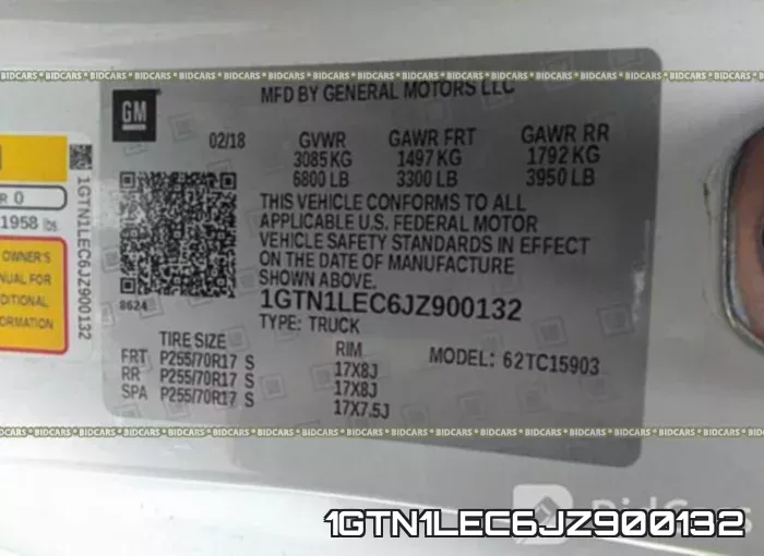 1GTN1LEC6JZ900132 фото 10