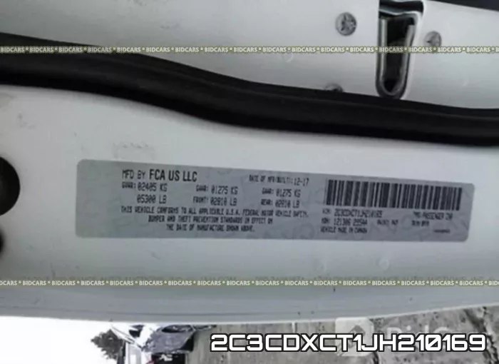 2C3CDXCT1JH210169 фото 10