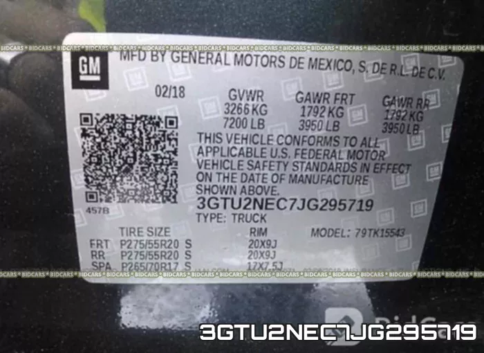 3GTU2NEC7JG295719 фото 10