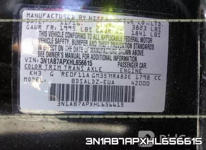 3N1AB7APXHL656615 фото 10