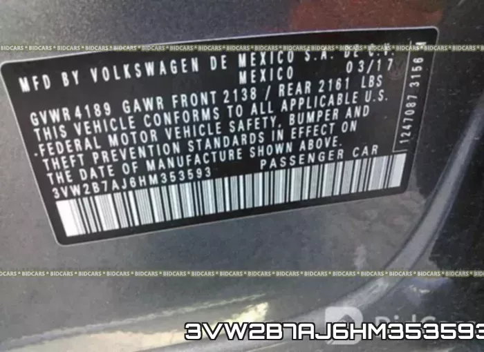 3VW2B7AJ6HM353593 фото 10
