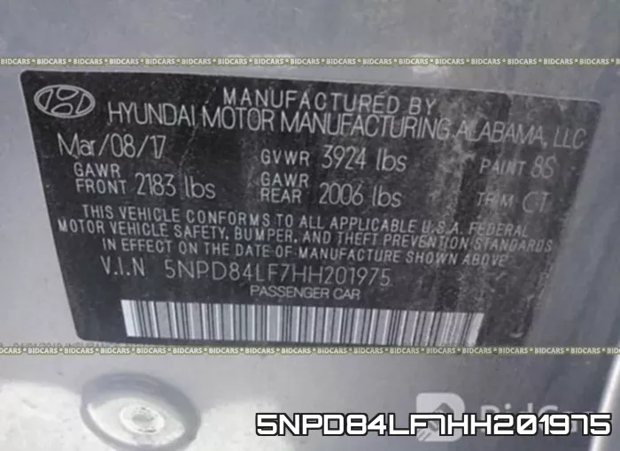 5NPD84LF7HH201975 фото 10