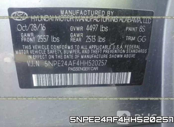 5NPE24AF4HH520257 фото 10