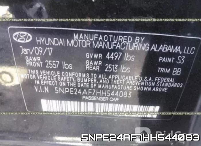 5NPE24AF7HH544083 фото 10
