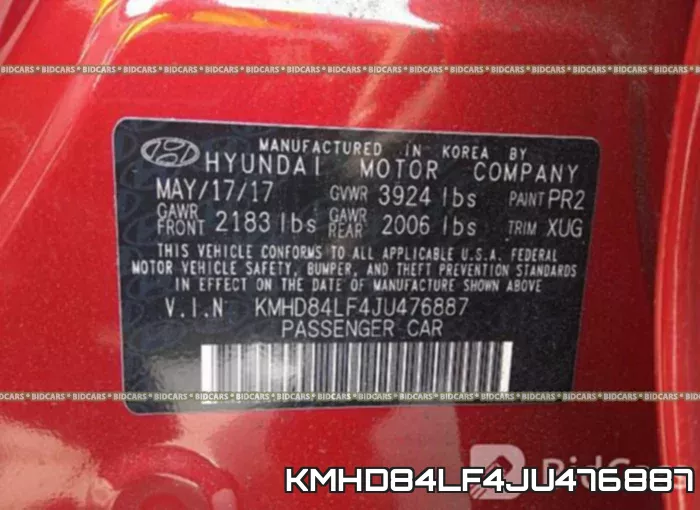 KMHD84LF4JU476887 фото 10
