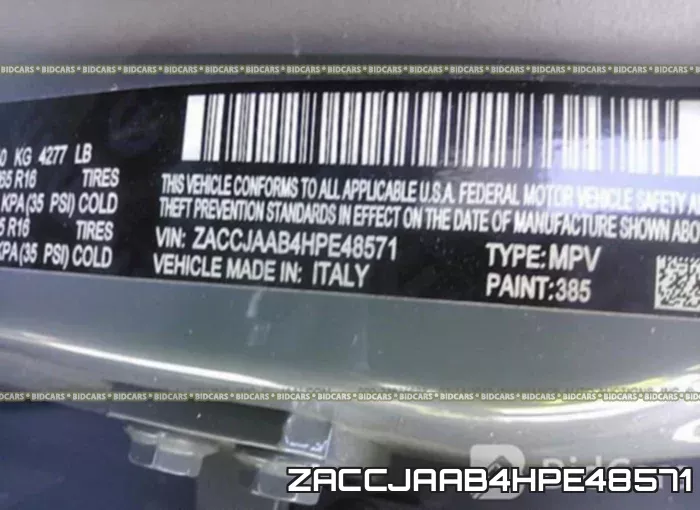 ZACCJAAB4HPE48571 фото 10