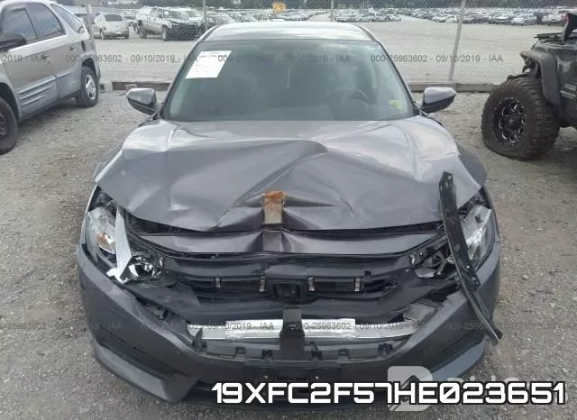19XFC2F57HE023651 фото 7