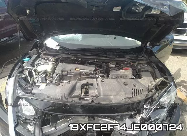 19XFC2F74JE000724 фото 2