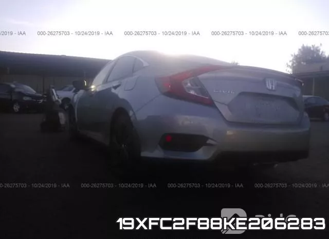 19XFC2F88KE206283 фото 4