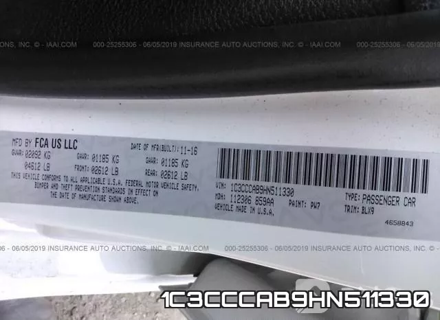 1C3CCCAB9HN511330 фото 10