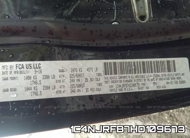 1C4NJRFB7HD109673 фото 10