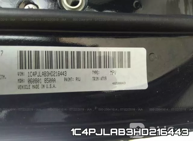 1C4PJLAB3HD216443 фото 10
