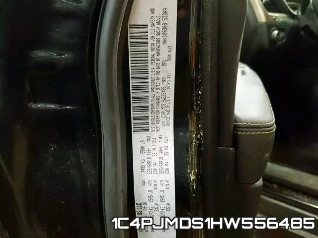 1C4PJMDS1HW556485 фото 2
