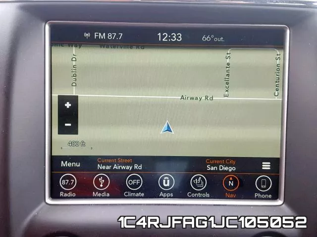 1C4RJFAG1JC105052 фото 10