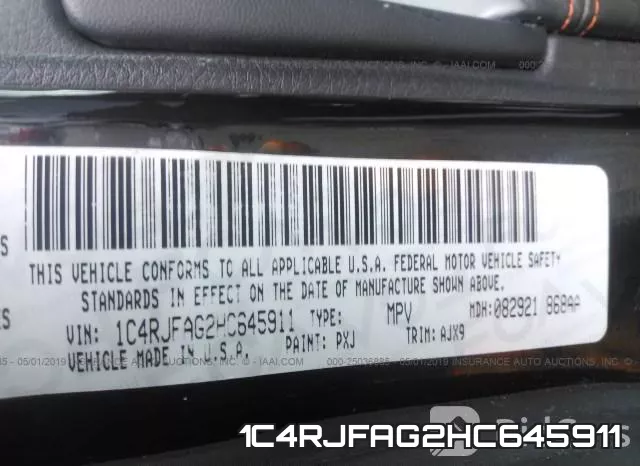 1C4RJFAG2HC645911 фото 10