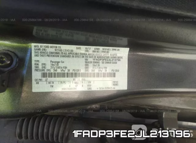 1FADP3FE2JL213796 фото 10