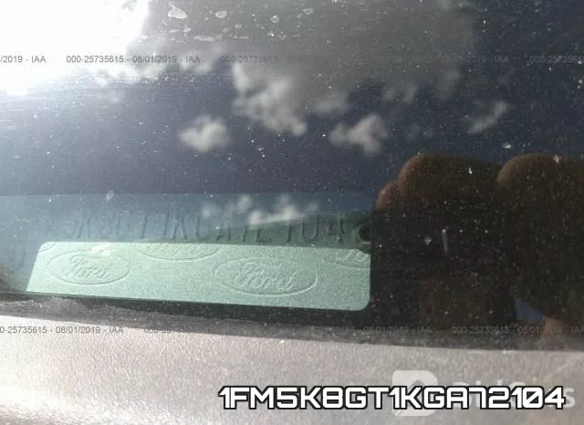 1FM5K8GT1KGA72104 фото 9