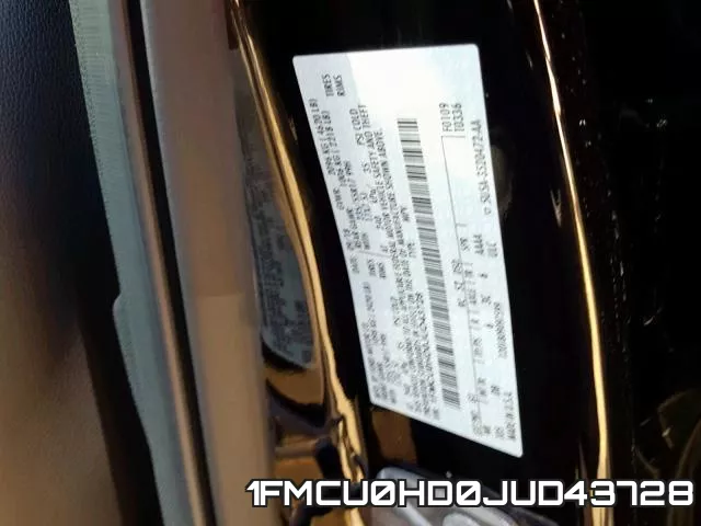 1FMCU0HD0JUD43728 фото 2