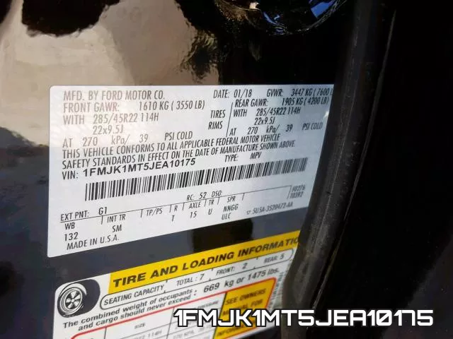 1FMJK1MT5JEA10175 фото 2