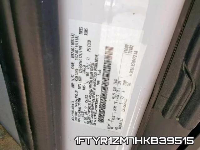 1FTYR1ZM7HKB39515 фото 2