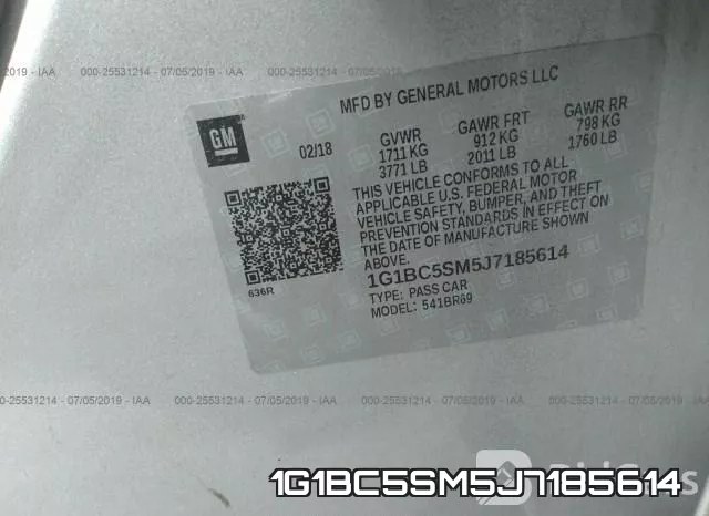 1G1BC5SM5J7185614 фото 10
