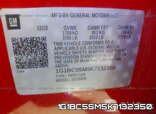 1G1BC5SM5K7132350 фото 10