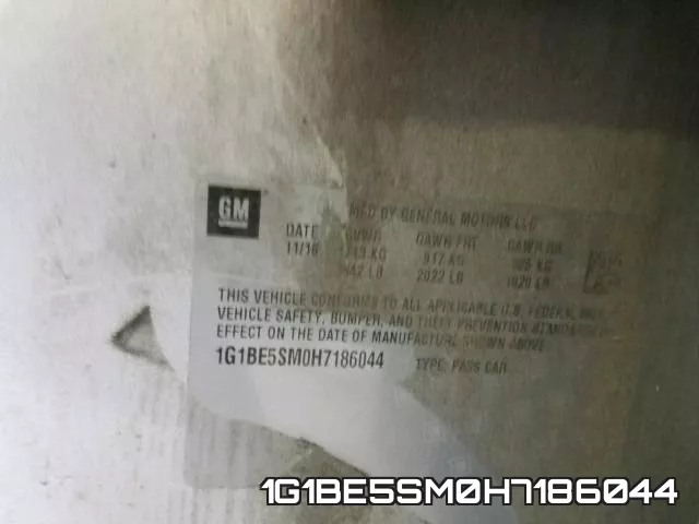 1G1BE5SM0H7186044 фото 2
