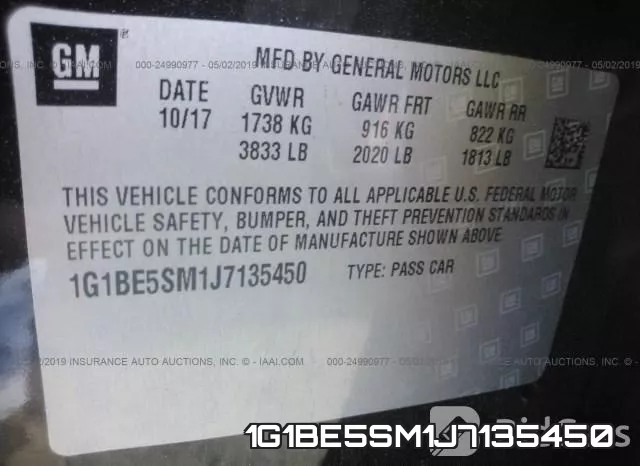 1G1BE5SM1J7135450 фото 10