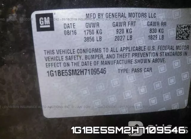1G1BE5SM2H7109546 фото 10