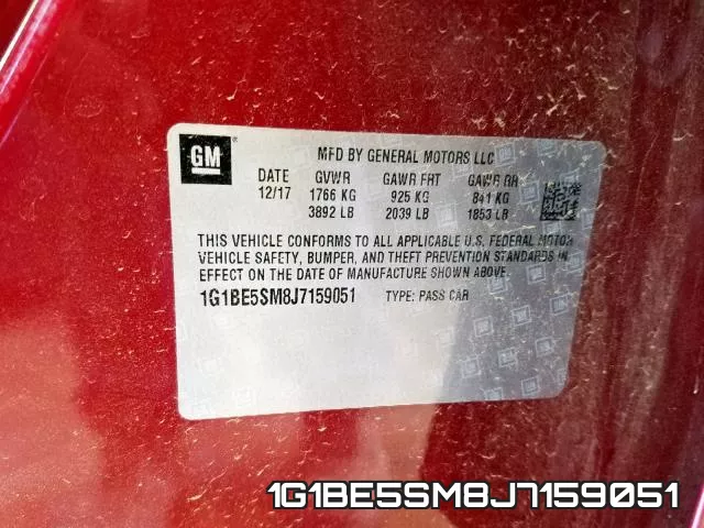 1G1BE5SM8J7159051 фото 2