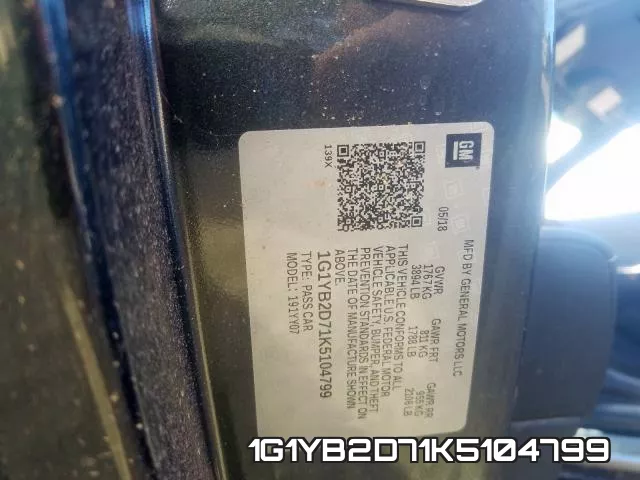 1G1YB2D71K5104799 фото 2