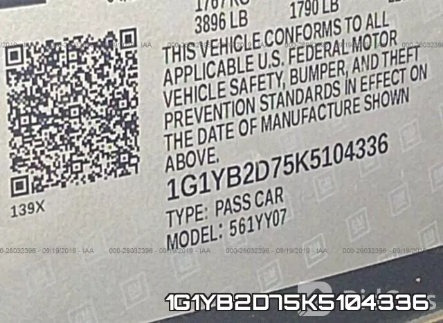 1G1YB2D75K5104336 фото 10