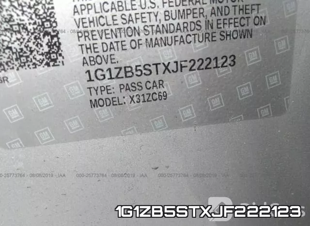 1G1ZB5STXJF222123 фото 10