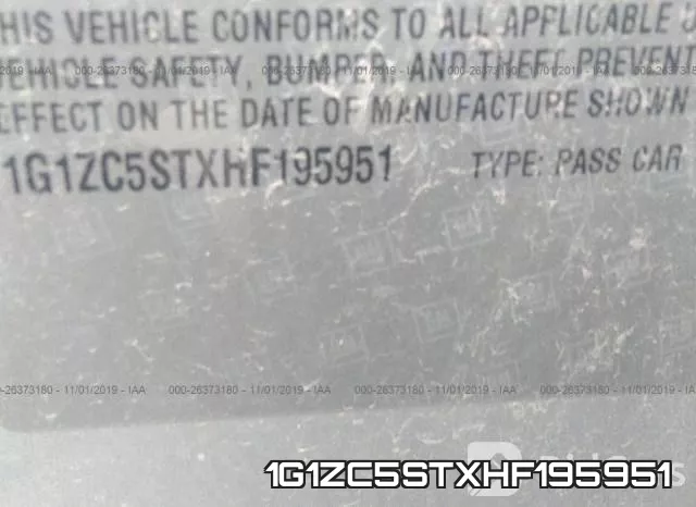 1G1ZC5STXHF195951 фото 10