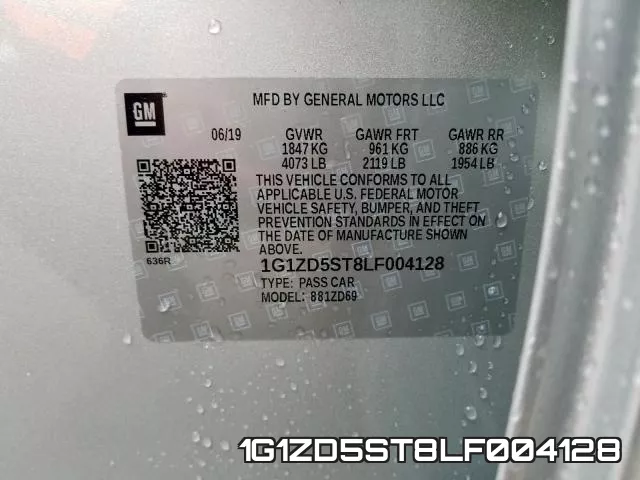 1G1ZD5ST8LF004128 фото 2